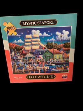DOWDLE Mystic Seaport 1000-Piece Jigsaw Puzzle - Multicolor